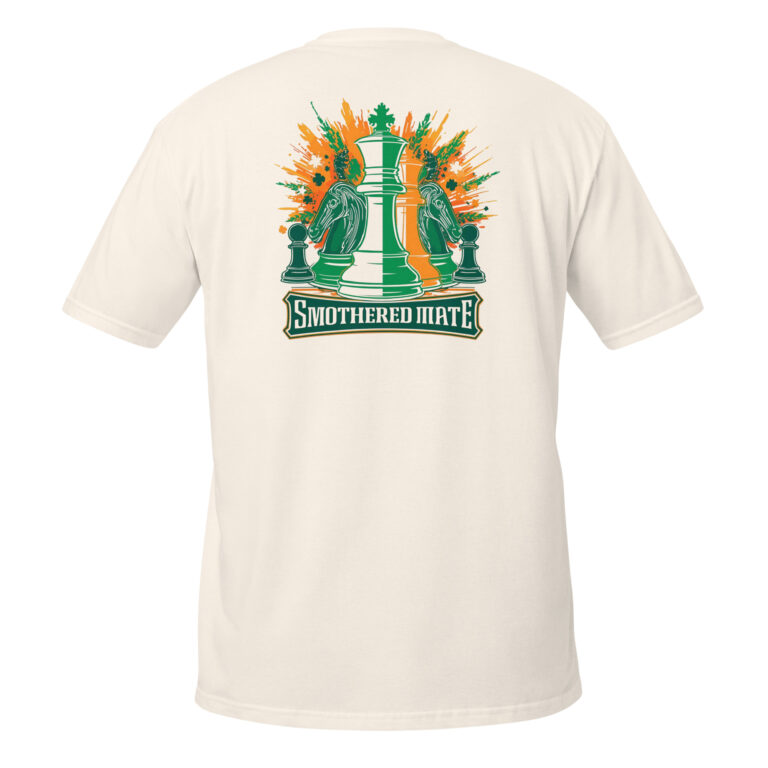 Irish Checkmate T-Shirt by Smothered Mate - back design